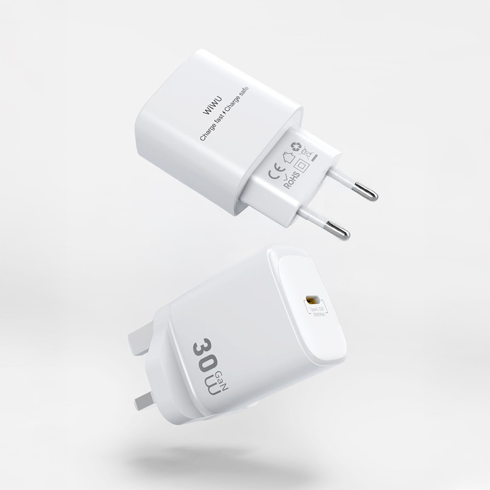 Wiwu Wi-G008 Essen Serisi GaN Tech PD Hızlı Şarj Özellikli Şarj Başlığı 30W