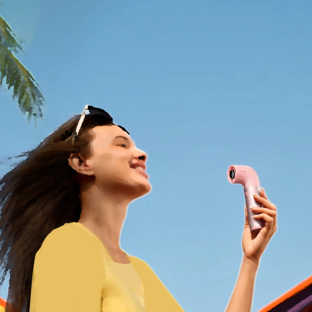 Aecooly PH01 Aero Pro Serisi Dijital LED Göstergeli Portatif Soğutucu El Fanı