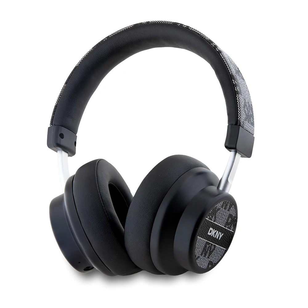 DKNY Orjinal Lisanslı ENC Özellikli PU Logo Desenli Kulak Üstü Bluetooth Kulaklık image