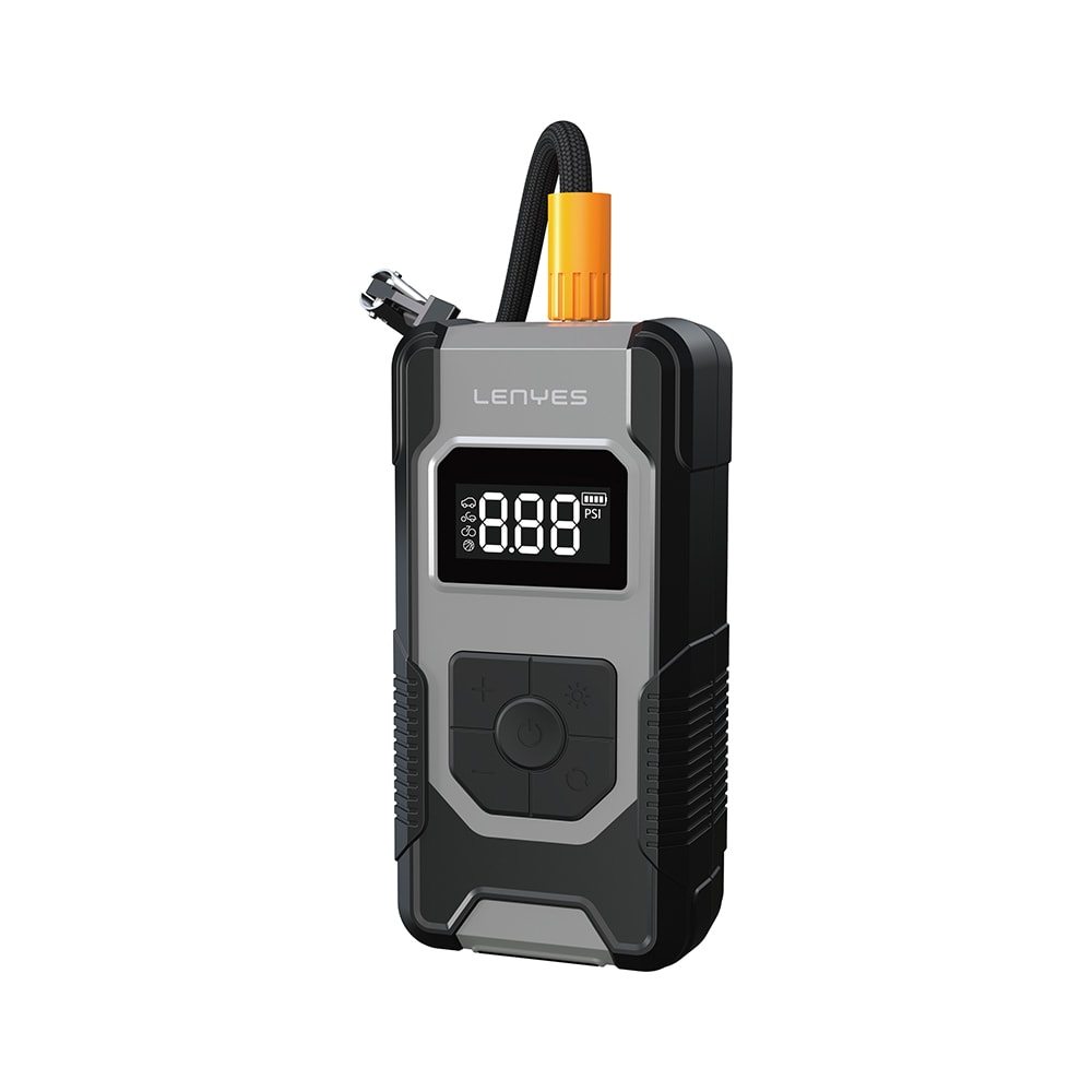 Lenyes LCI201 Oto Araç Lastik Şişirme Pompası Çok Modlu Dijital Ekranlı Araç Hava Kompresörü image