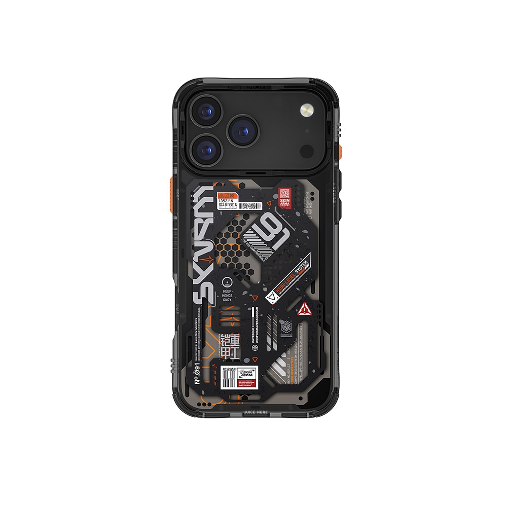 Apple iPhone 17 Pro Kılıf Desenli Airbag Tasarımlı Skinarma Spectra Kapak