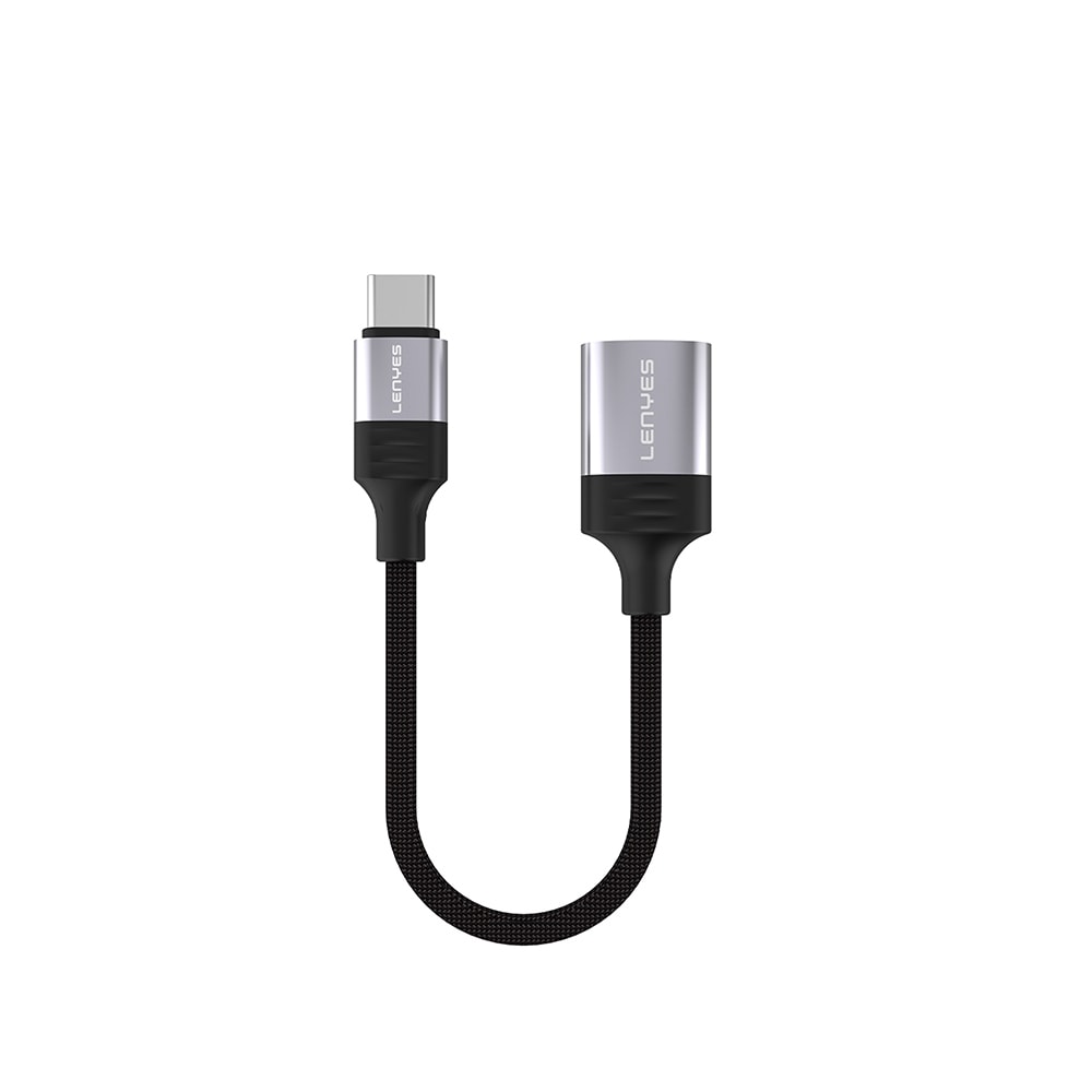 Lenyes AX122 USB to Type-C Dönüştürücü OTG Kablo image