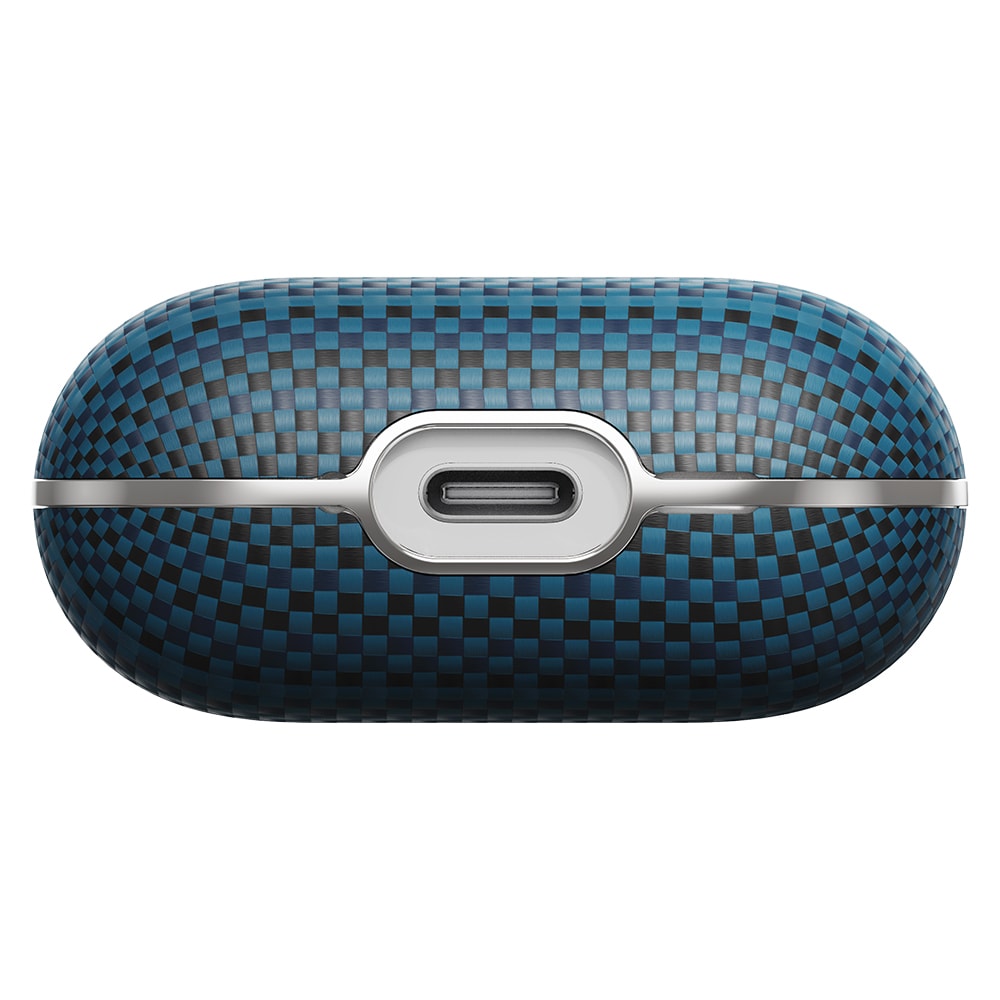 Apple Airpods Pro 2 Kılıf Aramid Fiber Pitaka Tactile Woven Sunset-Moonrise Serisi Kapak