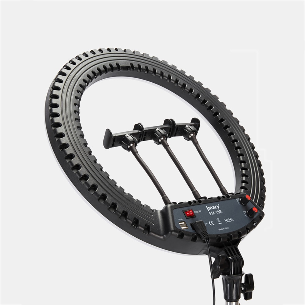Jmary FM-18R Uzaktan Kumandalı 43cm Işıklı Telefon Tutucu Ring Light