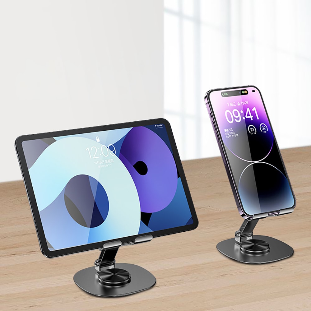 Go Des GD-HD373 Ayarlanabilir Katlanabilir 360 Derece Dönebilen Telefon ve Tablet Standı