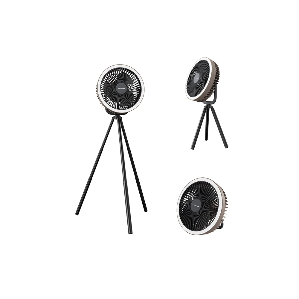 Lenyes LHF11 Led Işıklı 4 Kademeli Çok Fonksiyonlu Soğutucu Fan