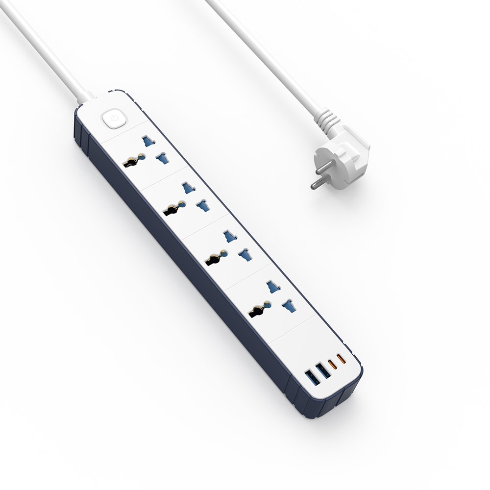 Wiwu Wi-S007 20W GaN Tech Power Strip 8 in 1 Çoklu Priz 2M