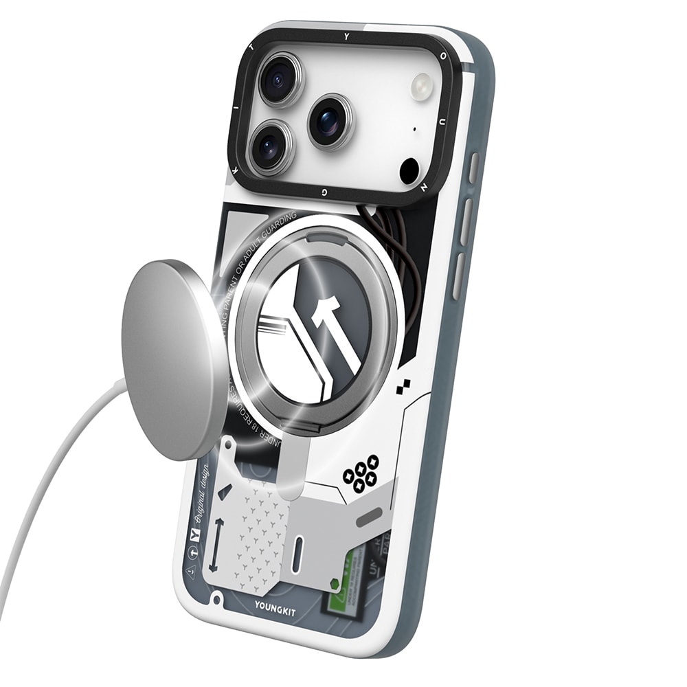Apple iPhone 17 Pro Max Kılıf M-safe Şarj Özellikli Youngkit Starship Serisi Kapak