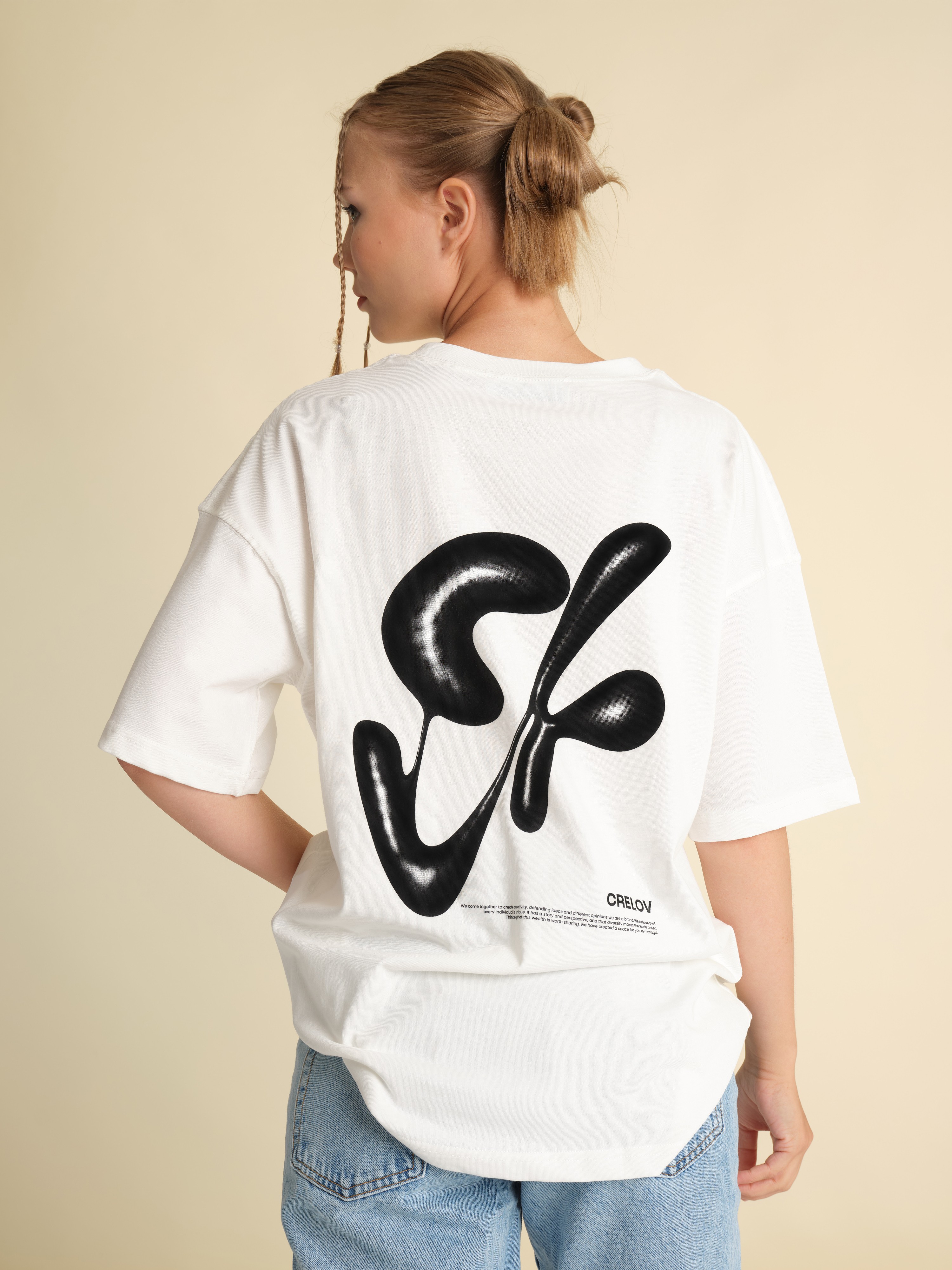 Kadın Clv Manifest Oversize T-shirt