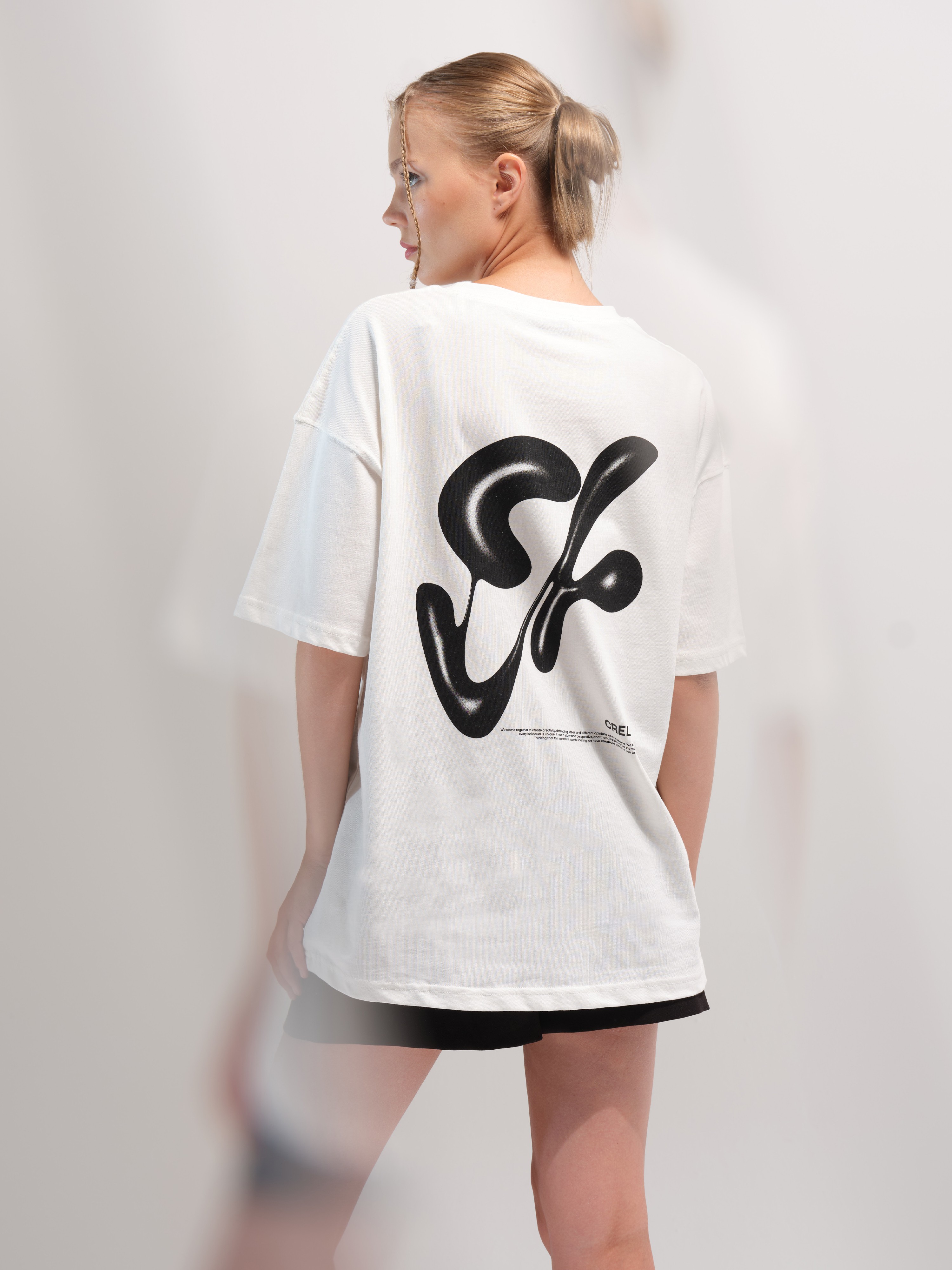 Kadın Clv Manifest Oversize T-shirt