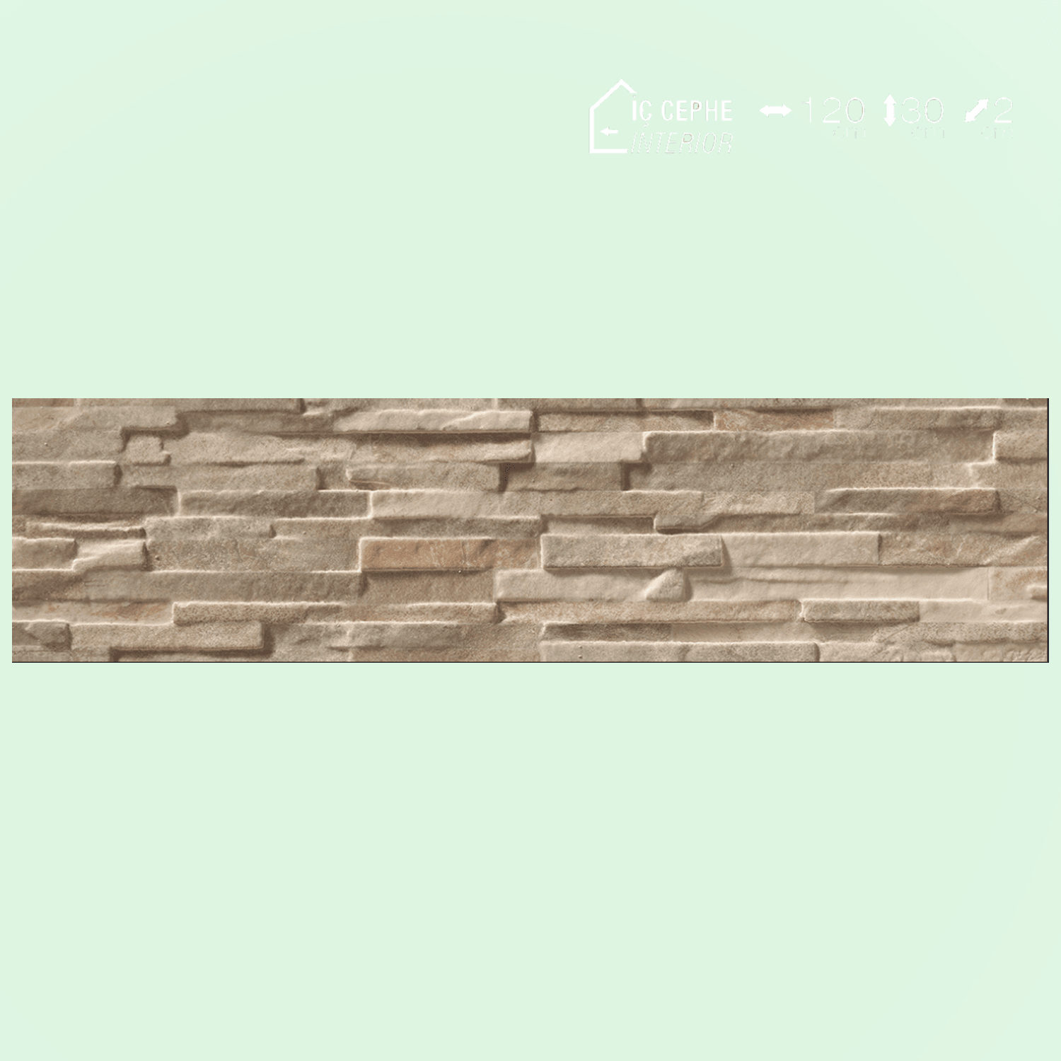 656-2007 Decorline Kırık Taş Desenli Duvar Paneli