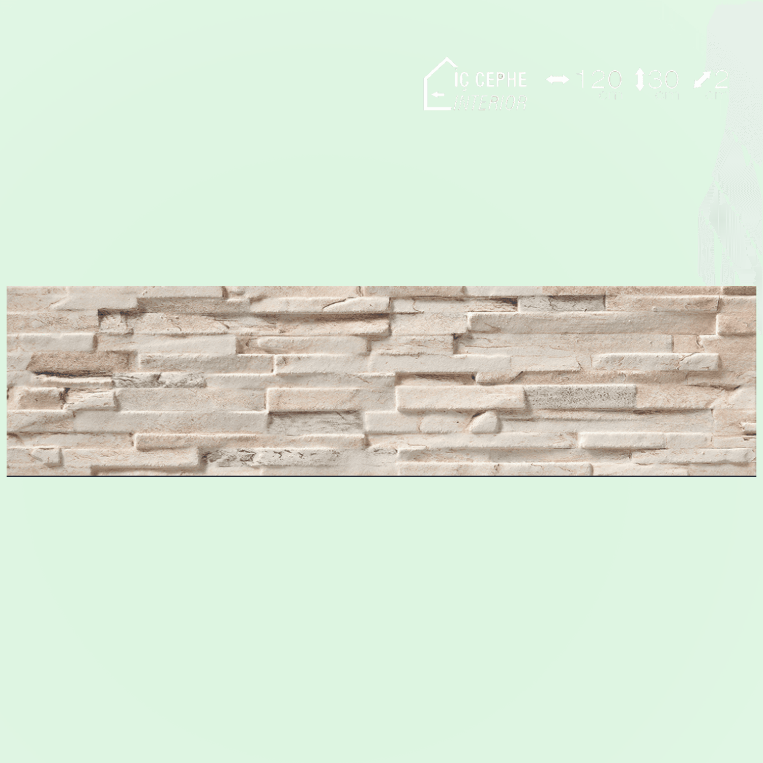 656-2003 Decorline Kırık Taş Desenli Duvar Paneli