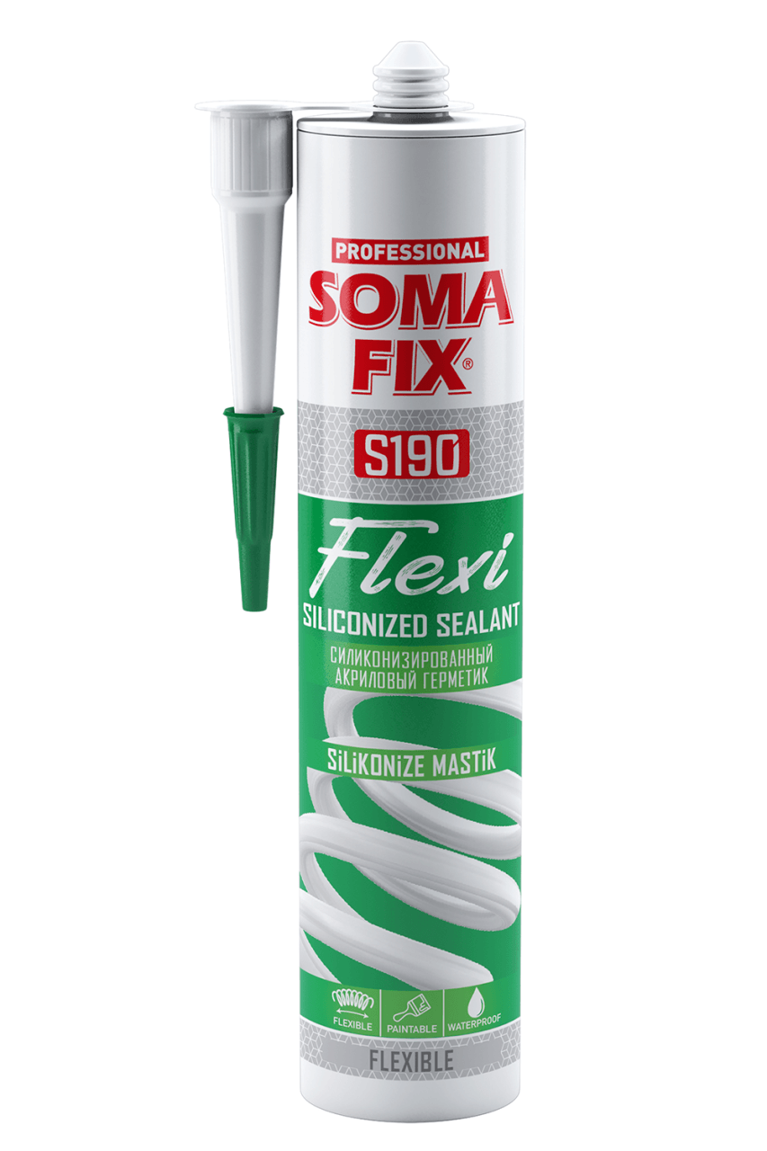 S190 - SOMAFİX FLEXİ SİLİKONİZE MASTİK