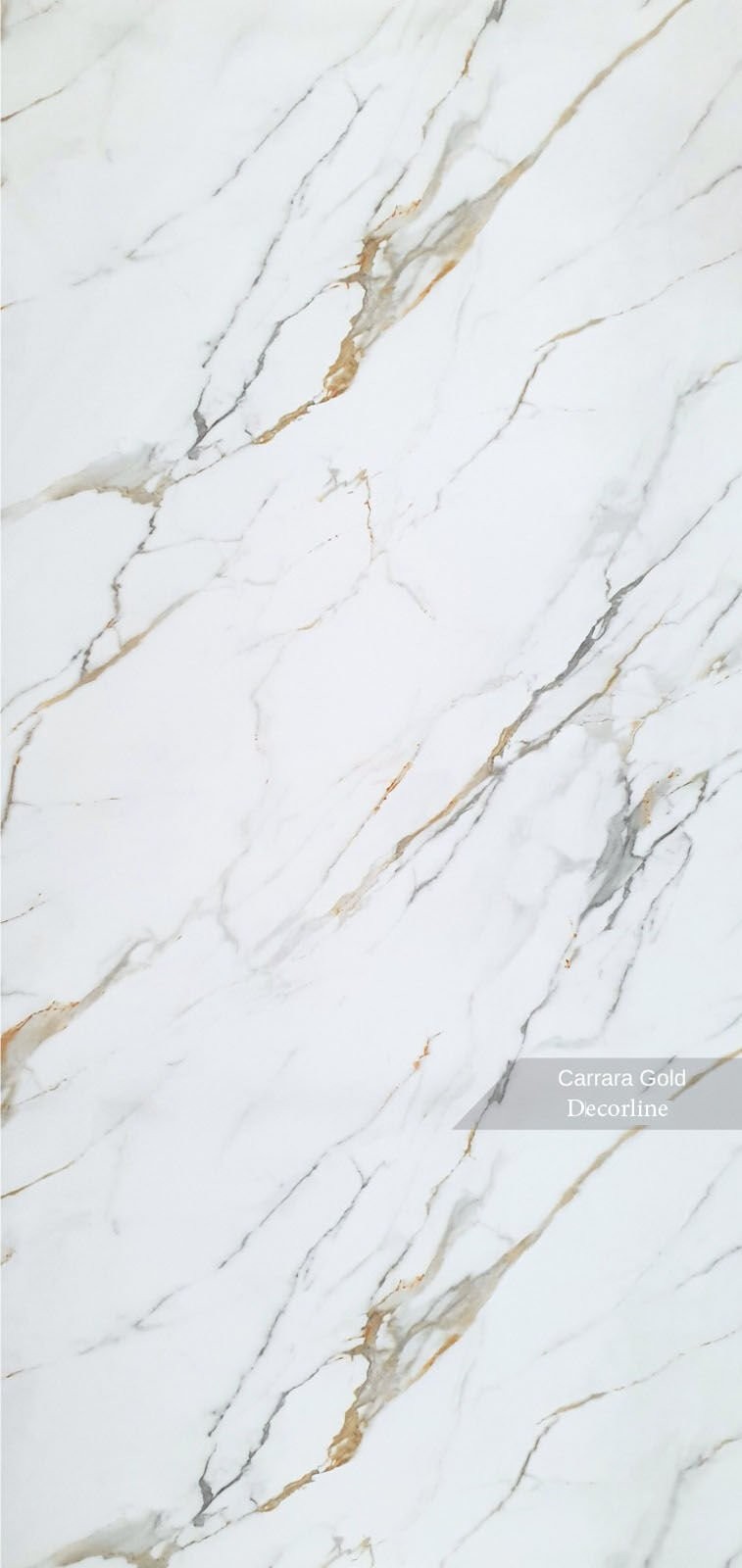 PPVC-0105 CARRARA GOLD DECORLINE STONE 122*244