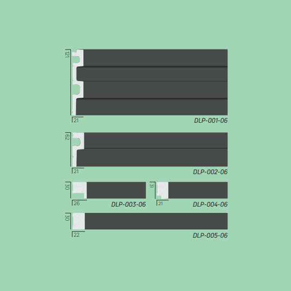 DLP-06 Polistren Duvar Profilleri