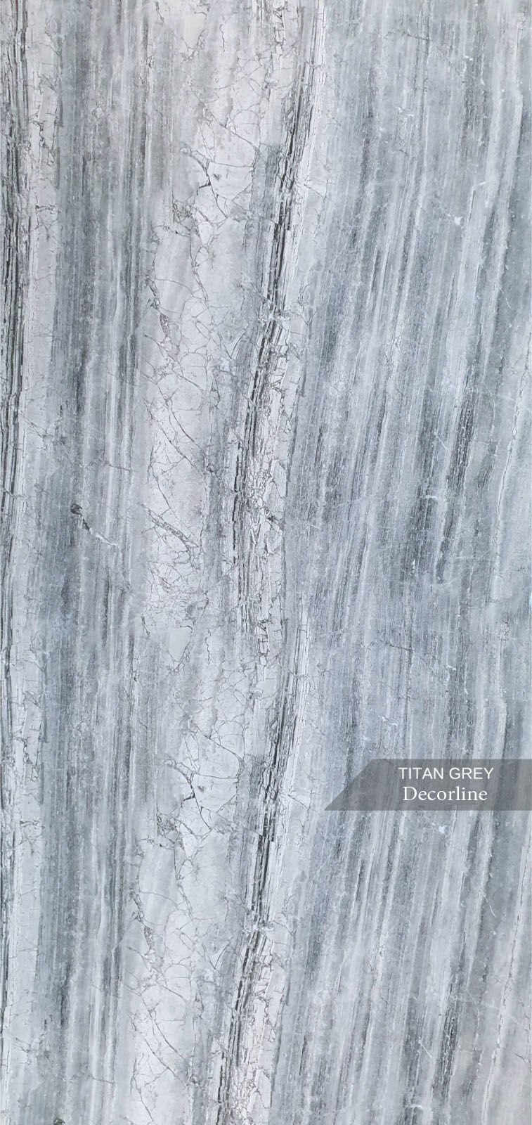 PPVC-0118 TITAN GREY DECORLINE STONE 122*244