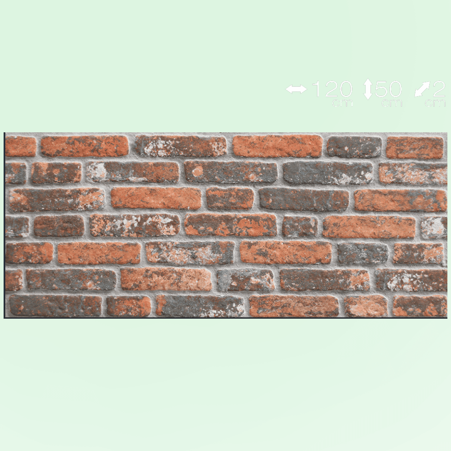 651-213	Decorline Barok Tuğla Duvar Paneli