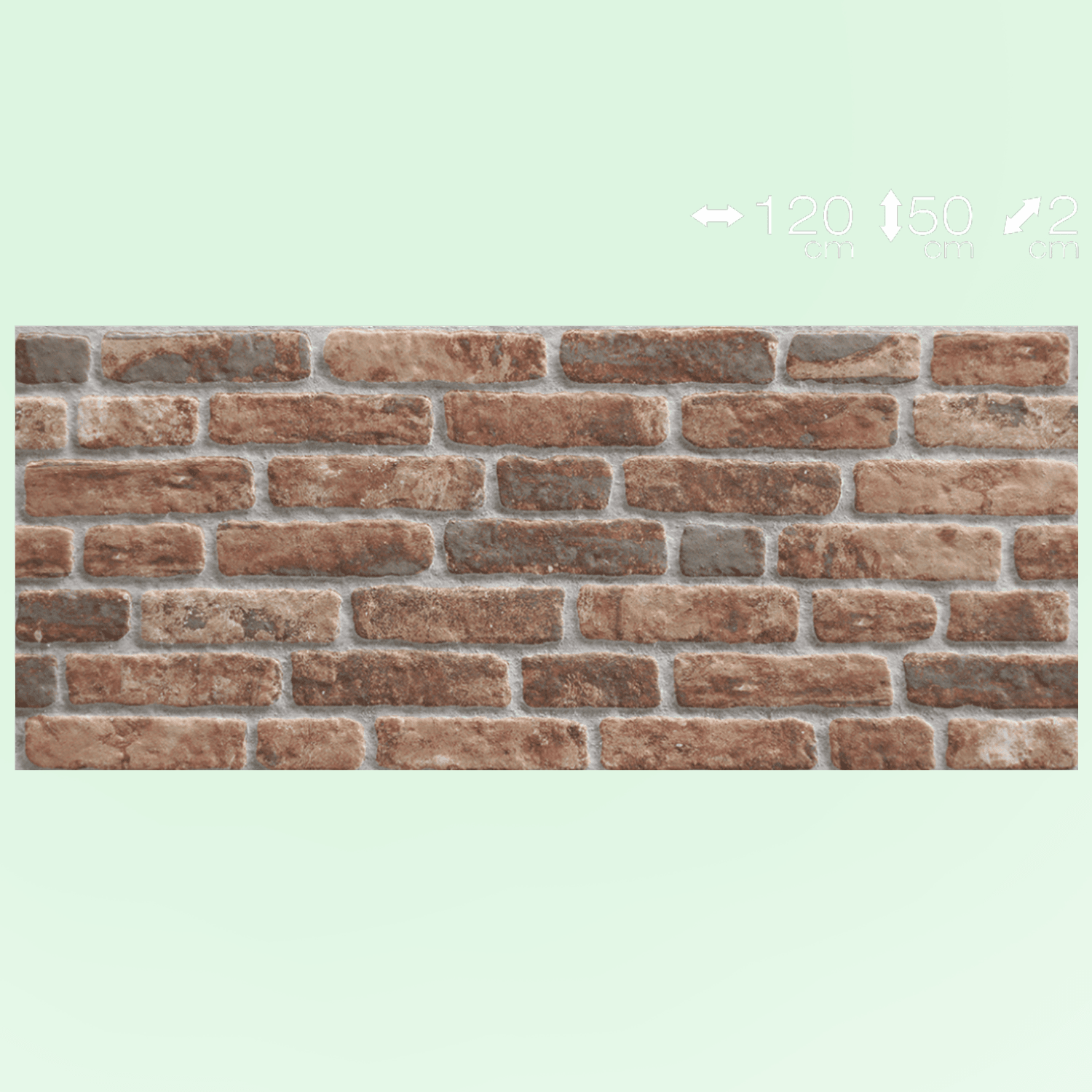 651-219	Decorline Tuğla Barok Duvar Paneli