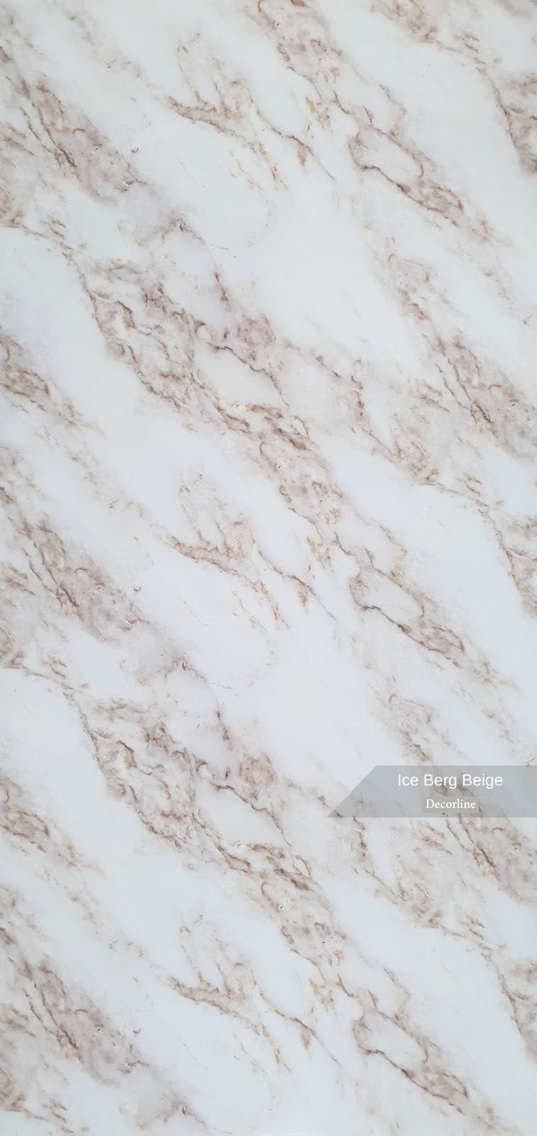 PPVC-0107 ICE BERG BEIGE DECORLINE STONE 122*244