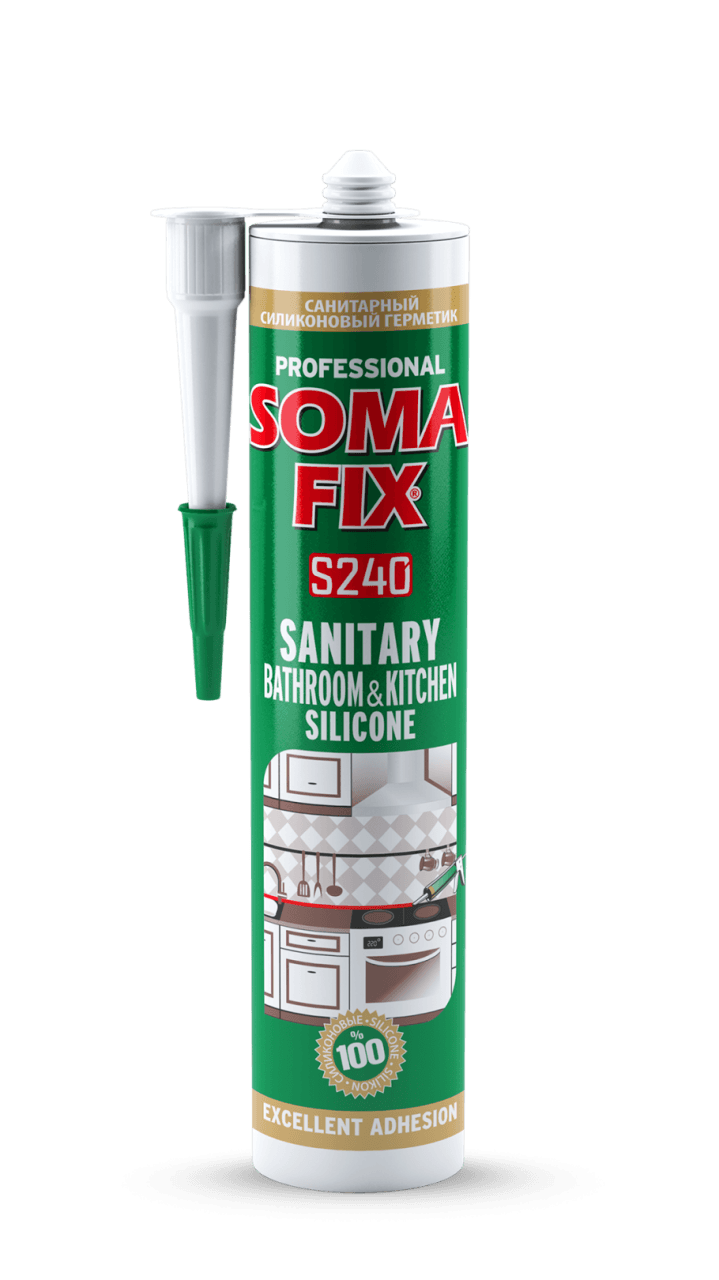 SOMAFİX BANYO VE MUTFAK SİLİKONU S341- S240- S241