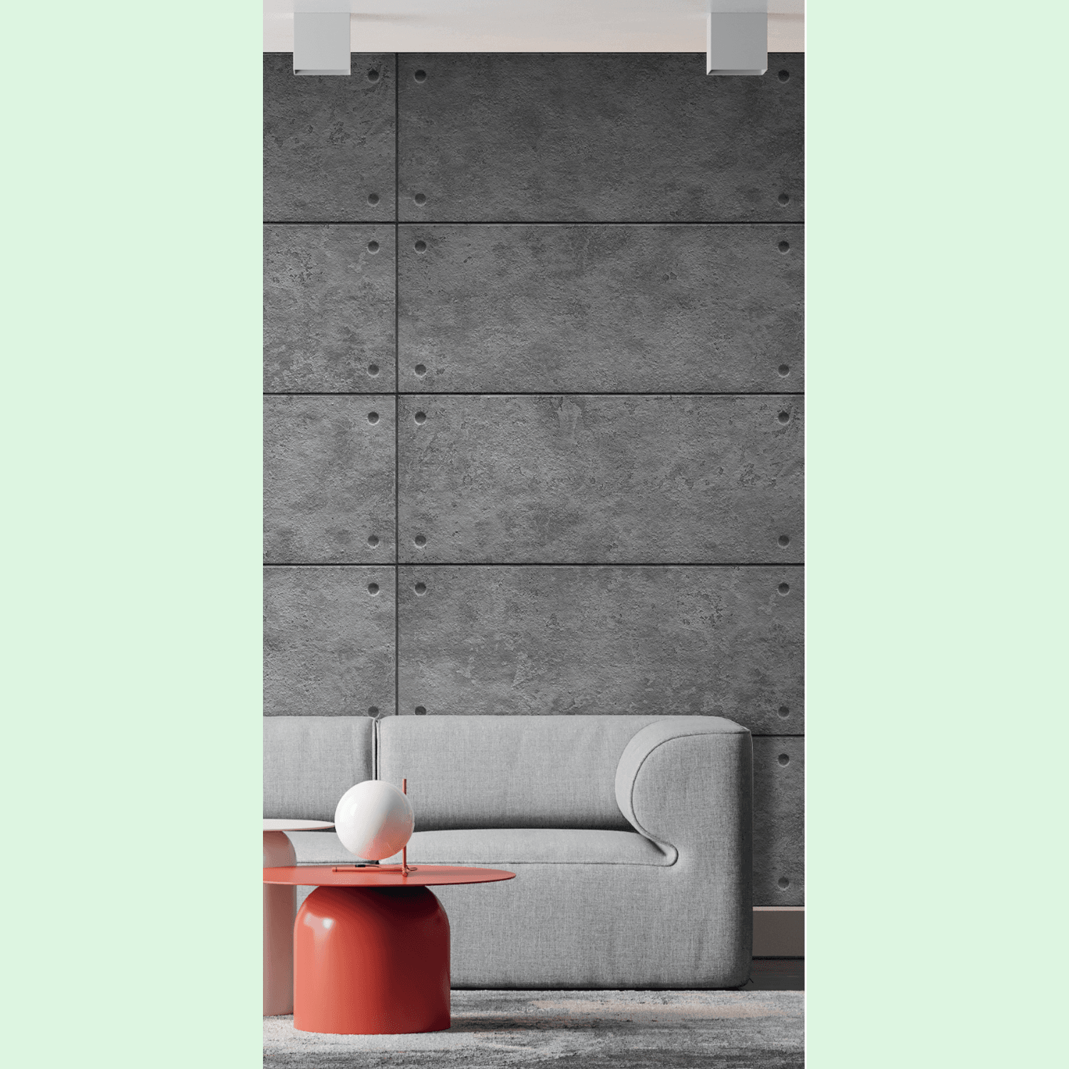 687-201 Beton Görünümlü Duvar Paneli