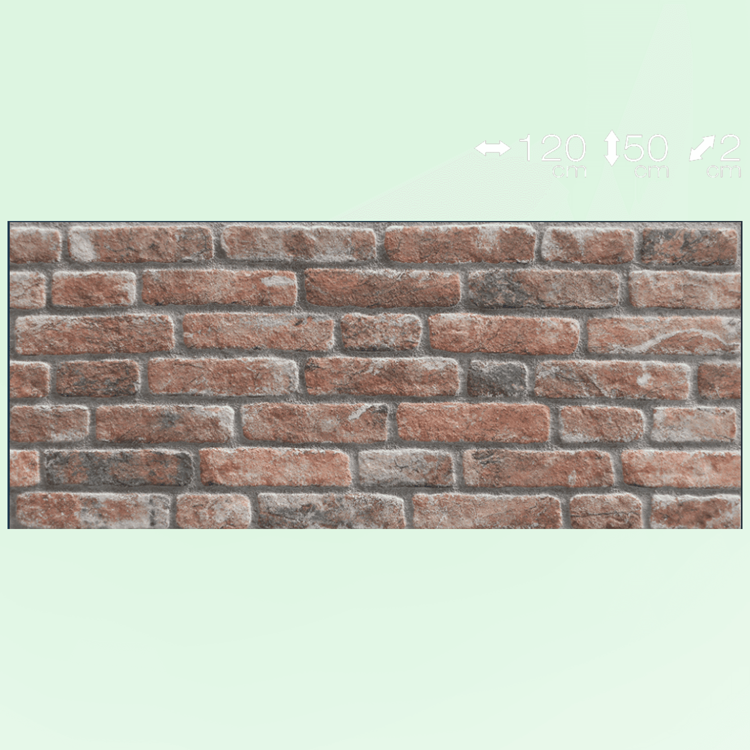 651-212	Decorline Barok Tuğla Duvar Paneli