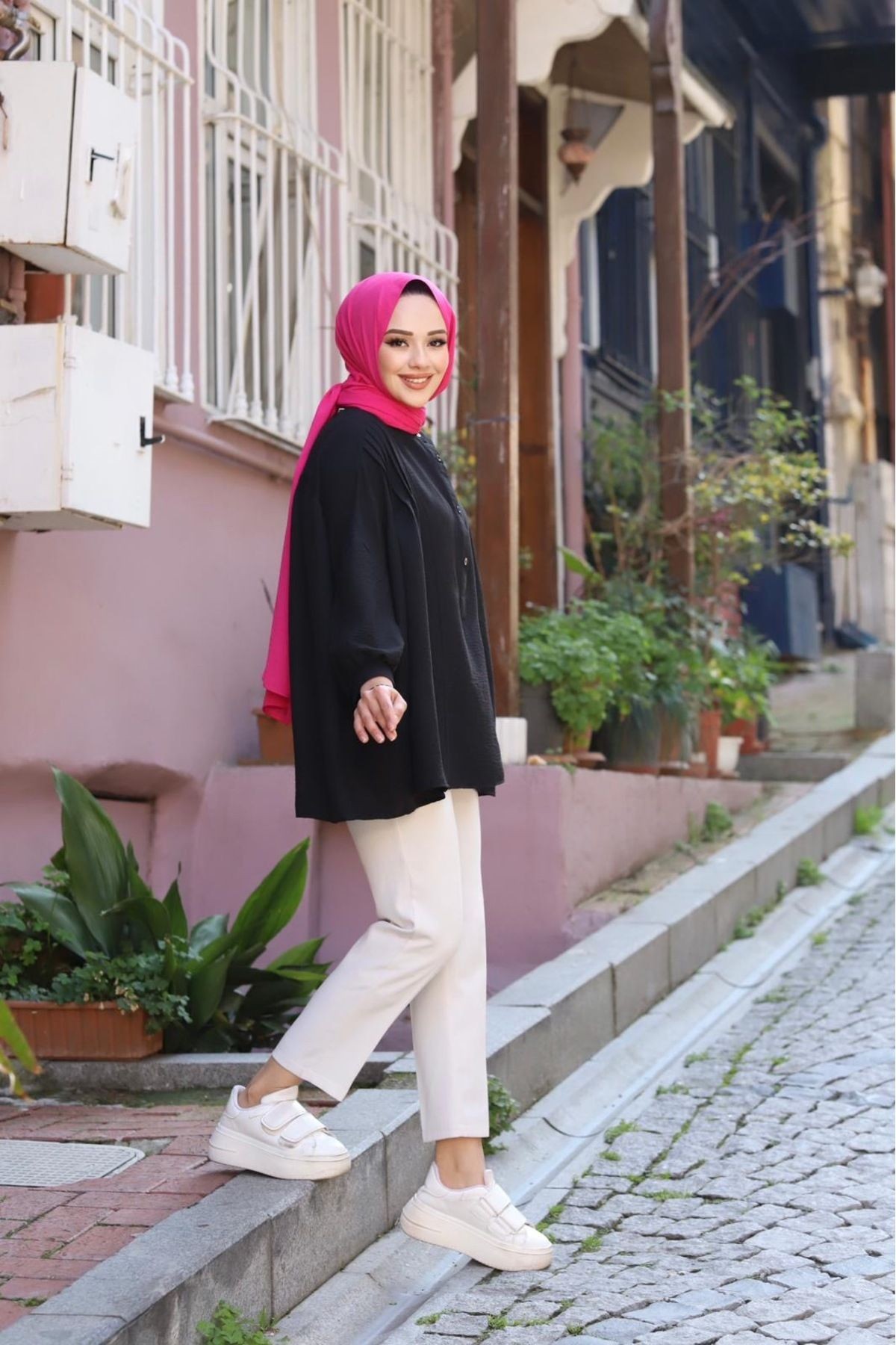 Alvin Pamuk Kumaş Standart Beden Gömlek