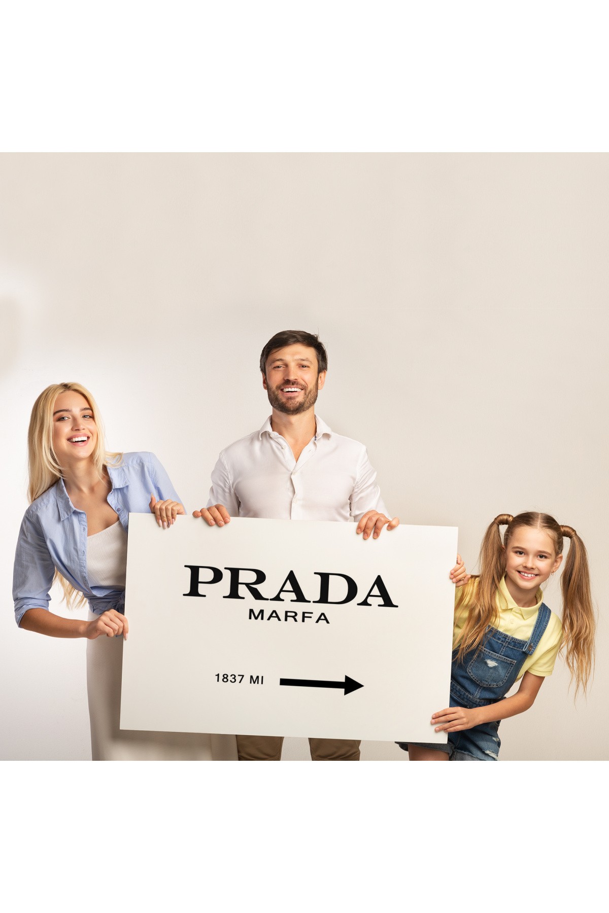 Prada Marfa Kanvas Tablo ( TEK PARÇA )