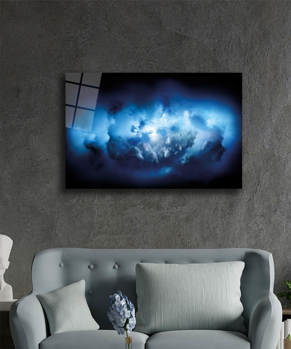 İllüstrasyon-22 Cam Tablo  4mm Dayanıklı Temperli Cam, Illustration Art Glass Wall Decor