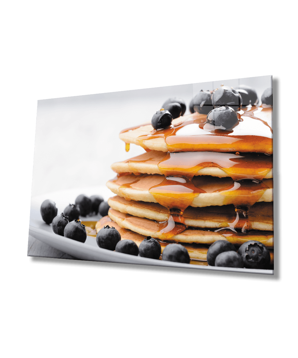 Waffle Cam Tablo  4mm Dayanıklı Temperli Cam