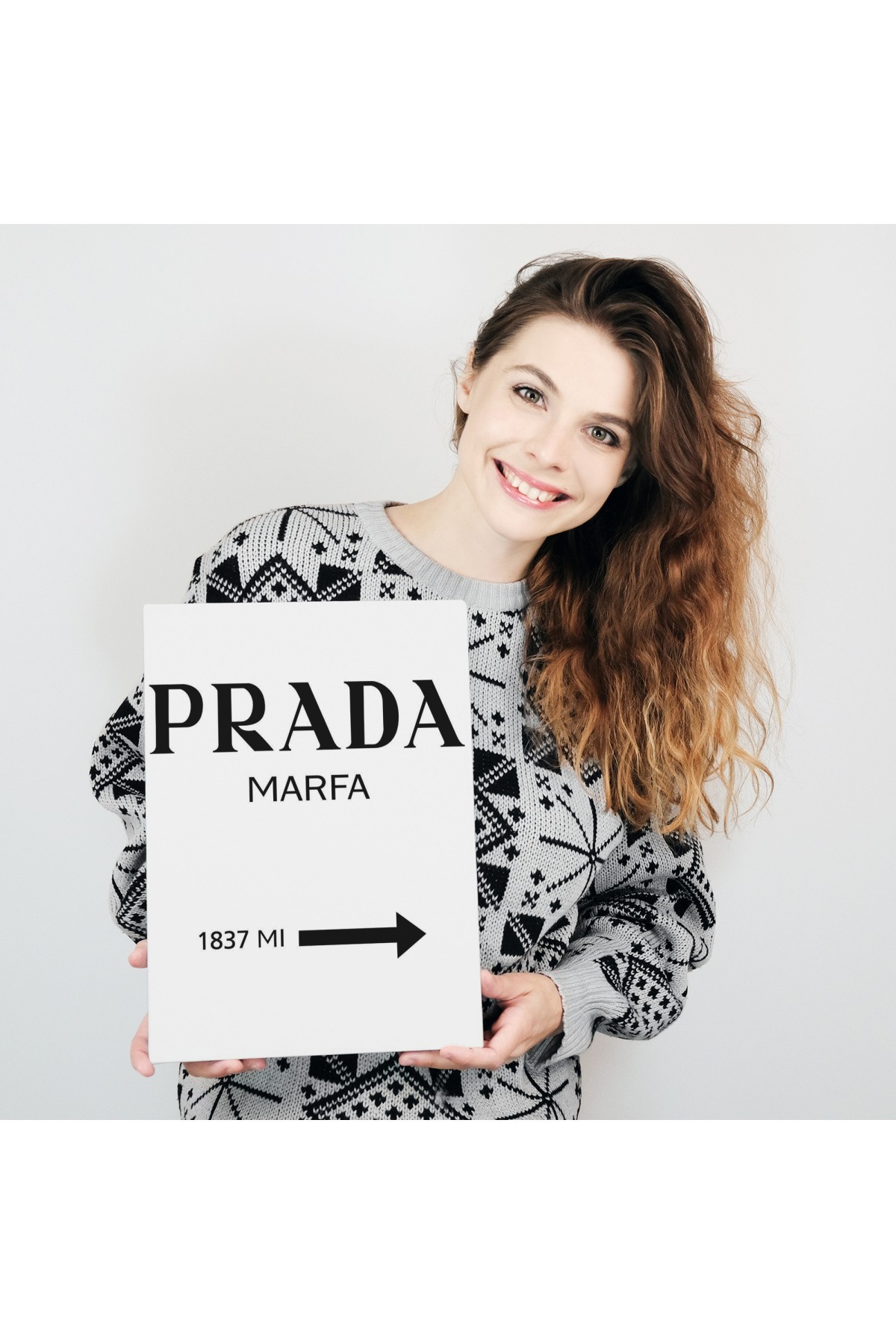 Prada Marfa Kanvas Tablo