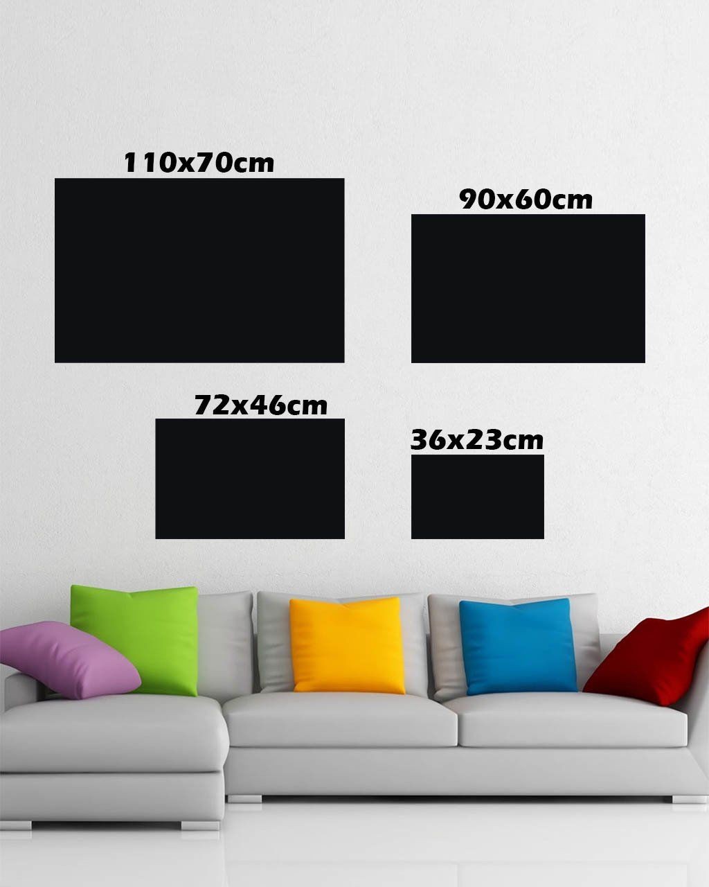 Geyik-2 Siyah Beyaz Cam Tablo