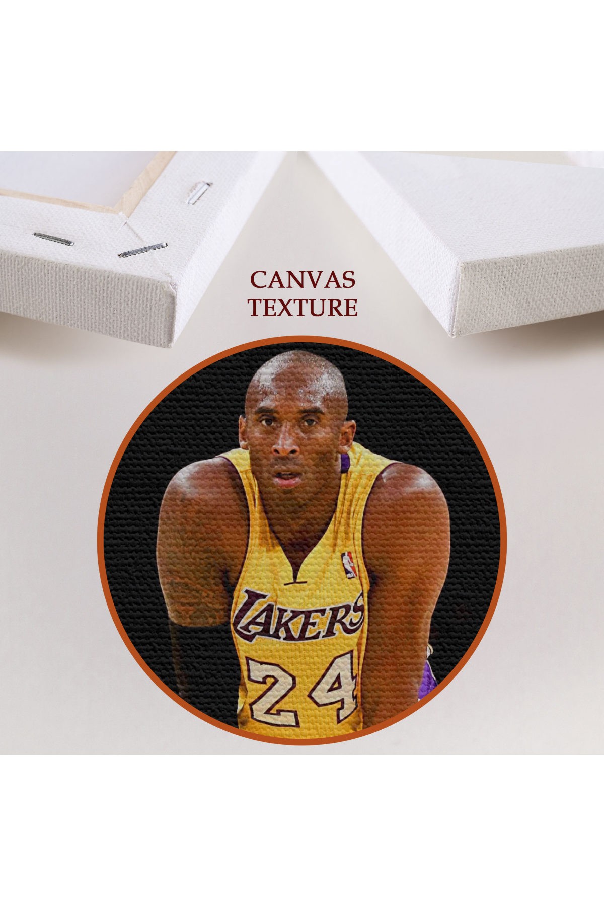 Kobe Bryant Los Angeles Lakers Kanvas Tablo / Black Mamba ( TEK PARÇA )