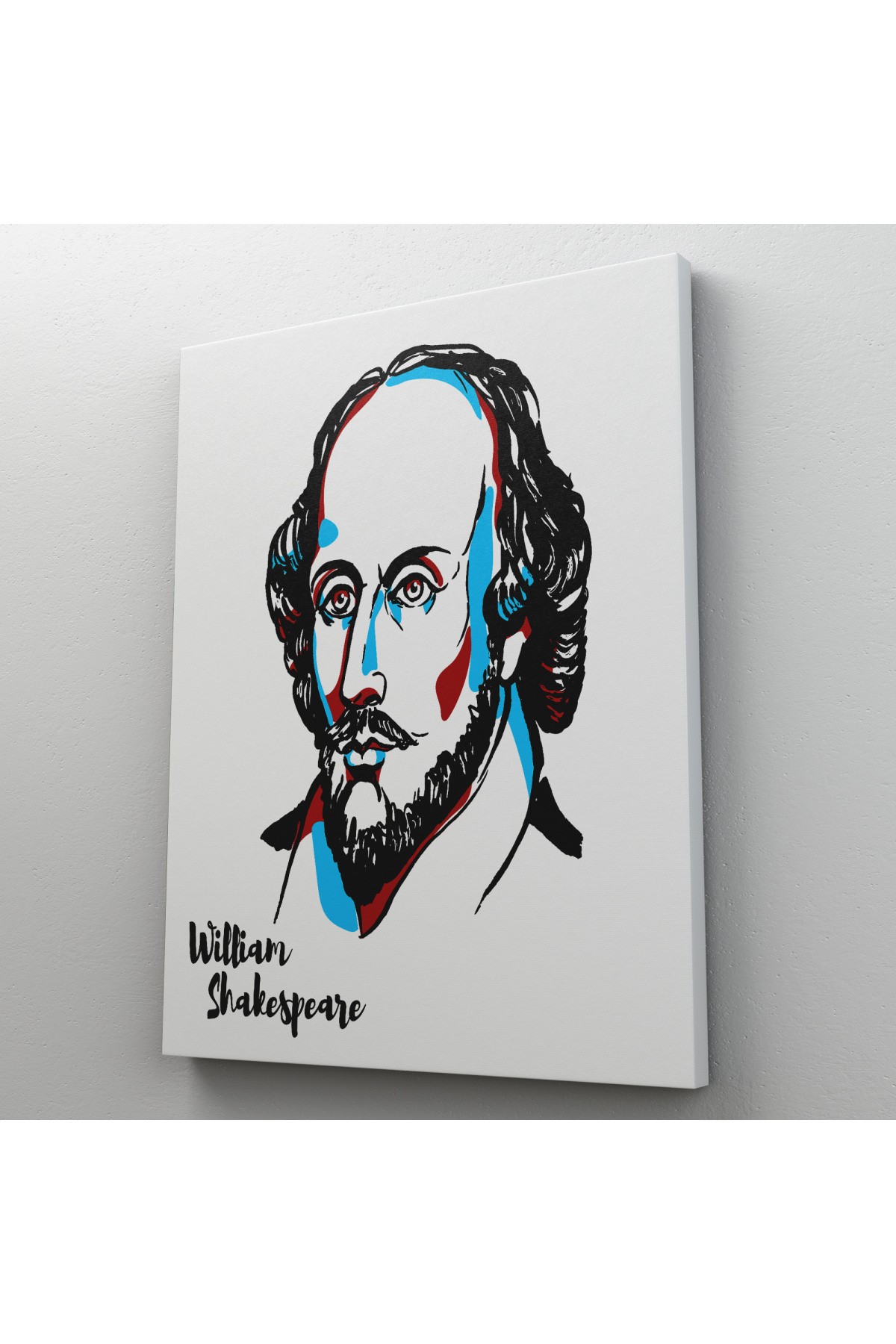 William Shakespeare Dekoratif Kanvas Tablo