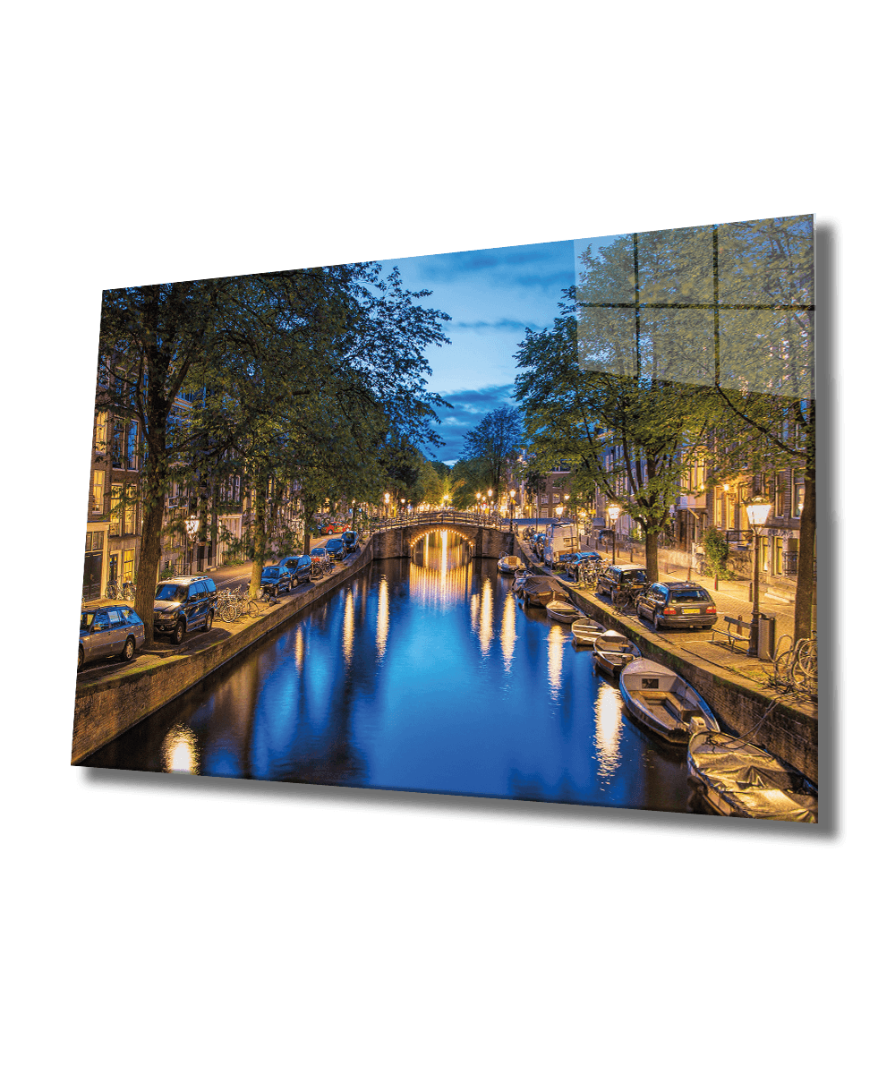 Amsterdam Cam Tablo 4mm Dayanıklı Temperli Cam,