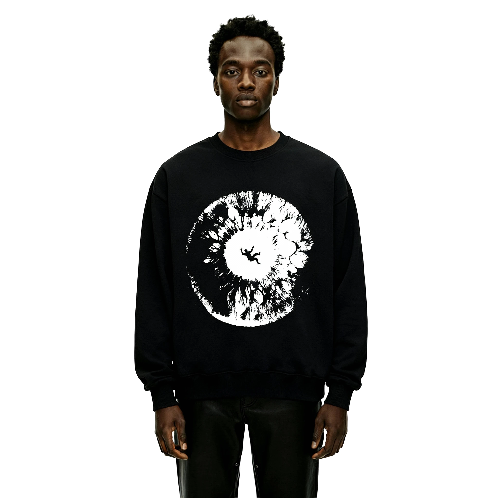 Falling Eyes Oversize Sweatshirt