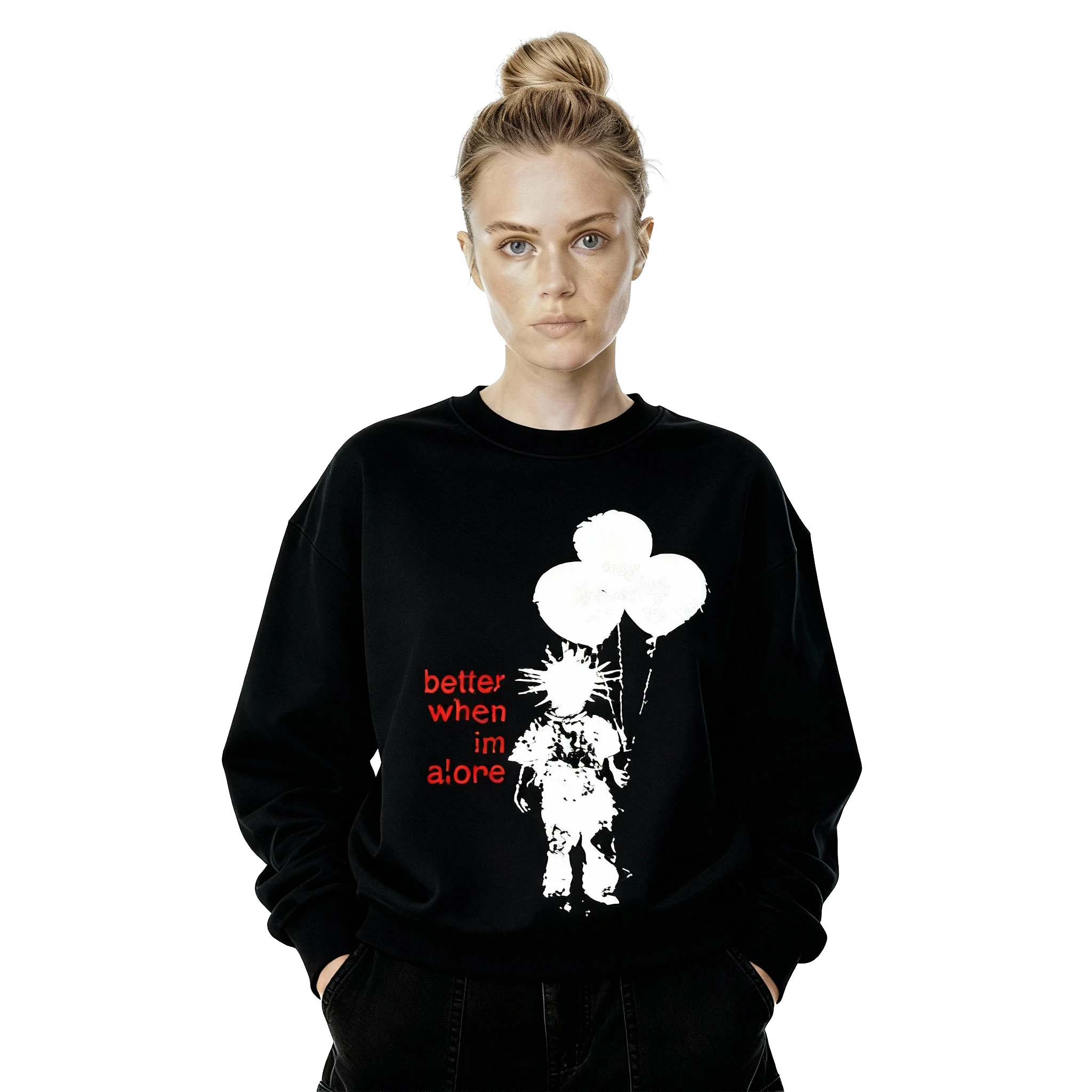 Im Alone Oversize Sweatshirt 
