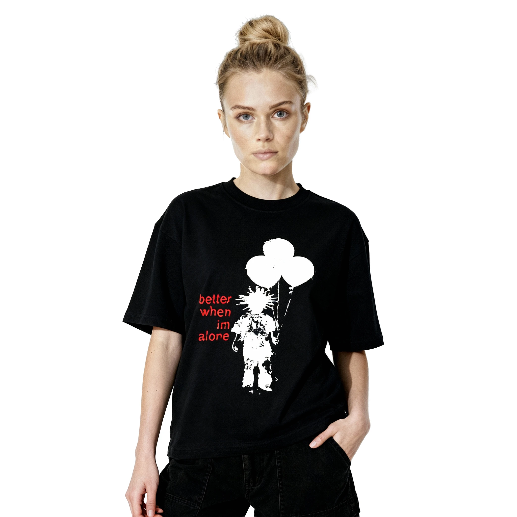 Im Alone Oversize Tee