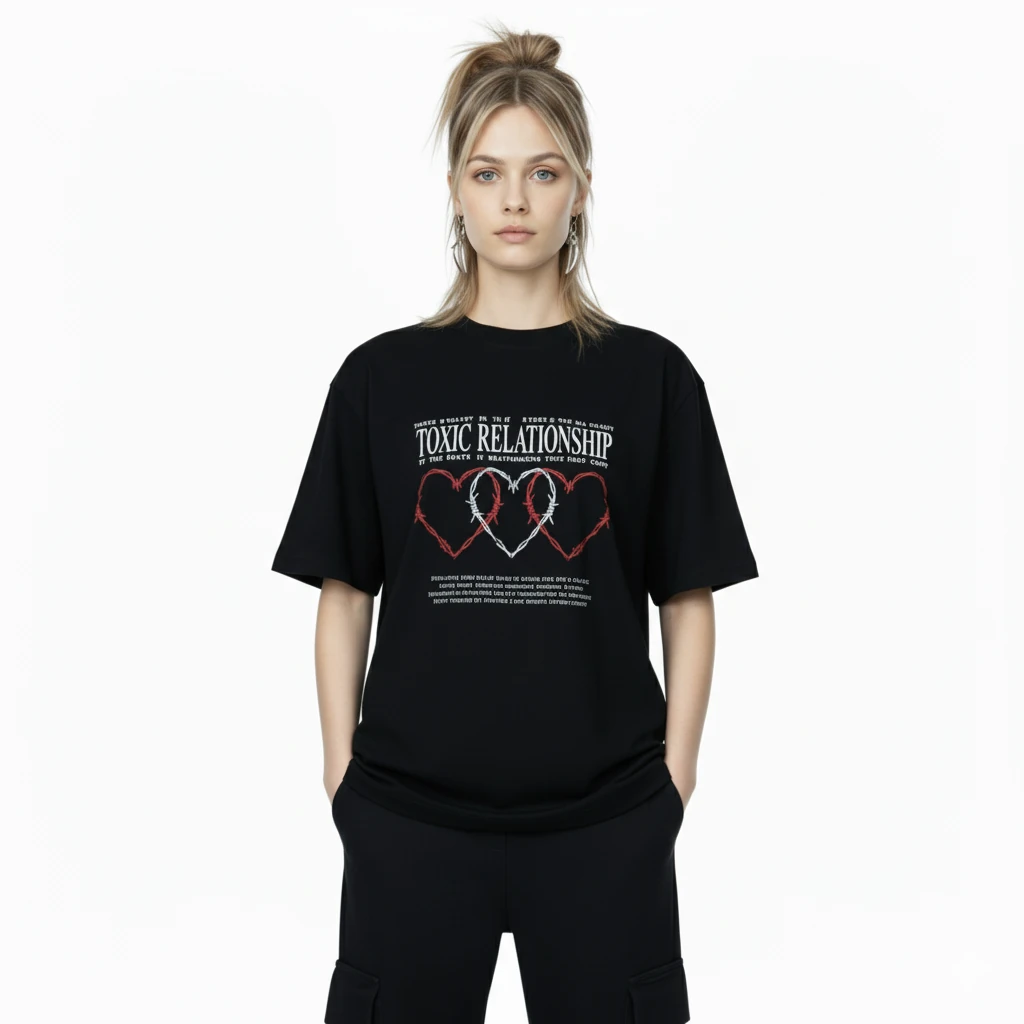 Toxic Relationship Oversize Tee