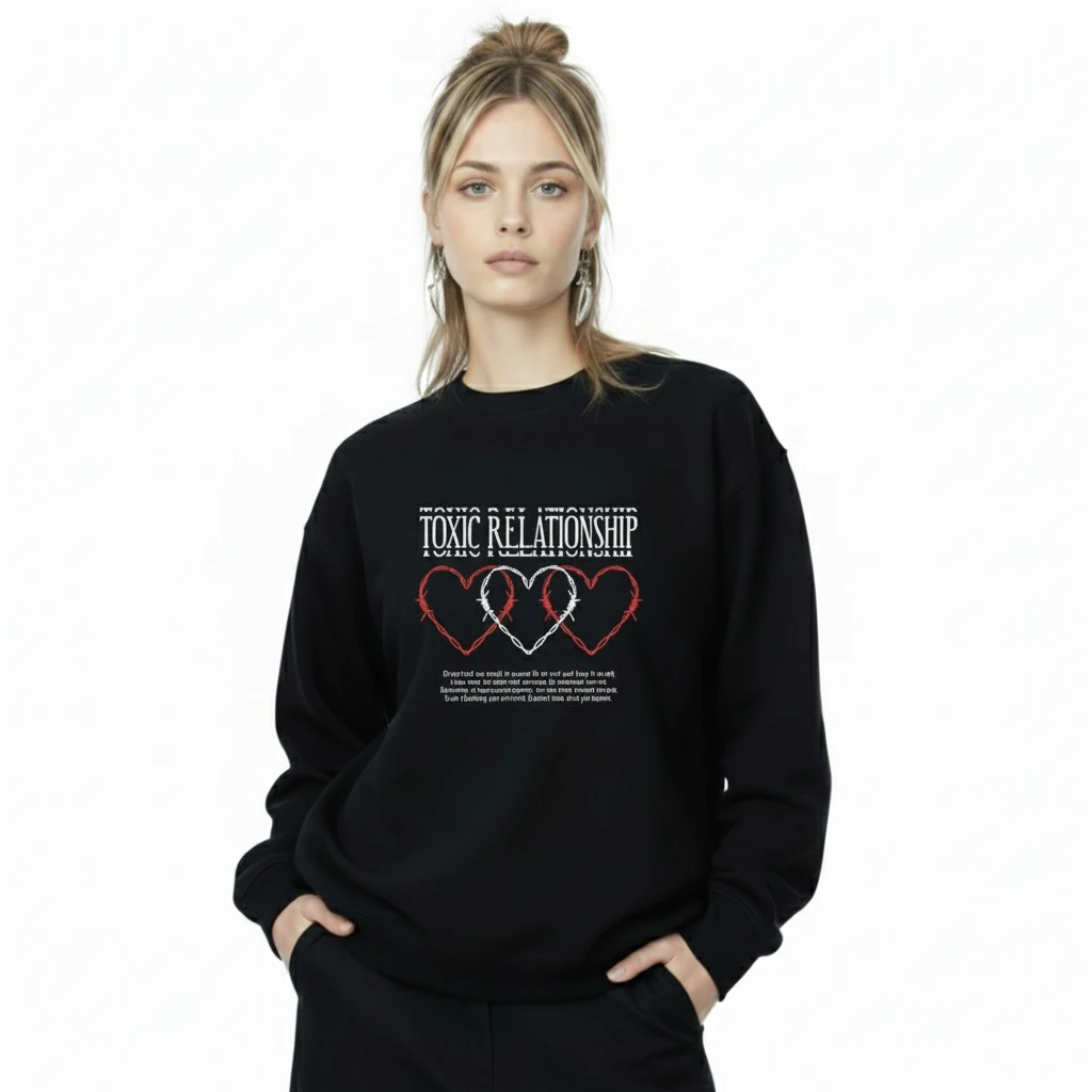 Toxic Relationship Oversize Sweatshirt 
