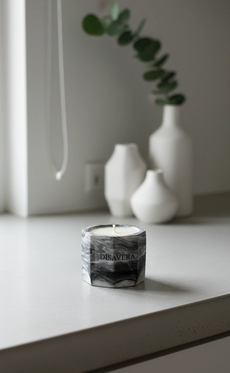 Dekoratif Kokulu Mini Mum