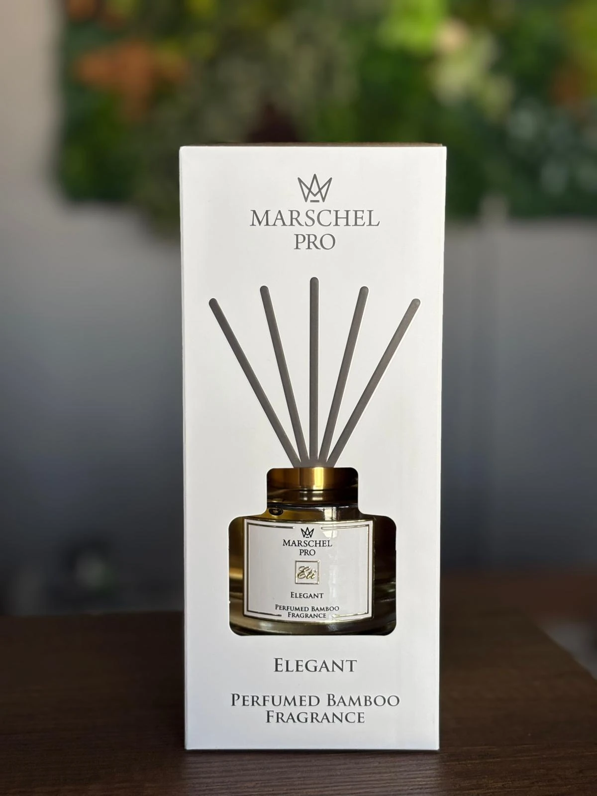 MARSCHELPRO Elegant Çubuklu Koku Cam Şişe 165 ml