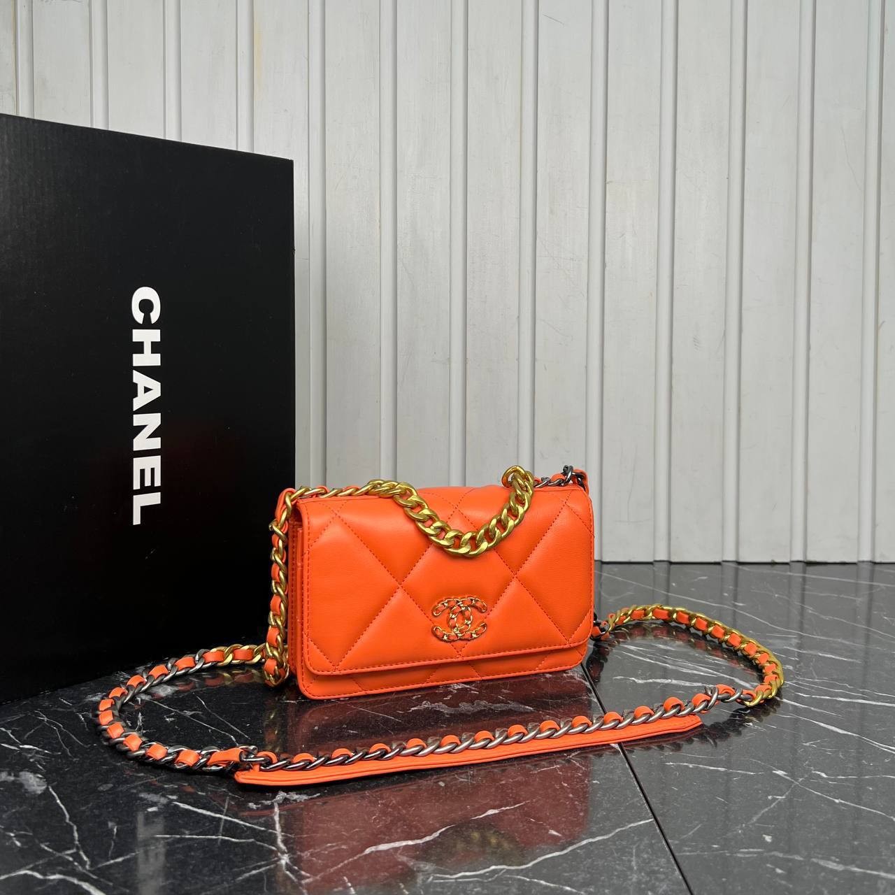 19 Flap Bag Mini Highest Quality Leather Bags