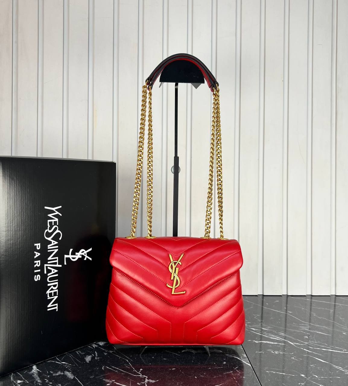 Highest Quality Loulou Bag  , Luxury Fashion Bags - Red