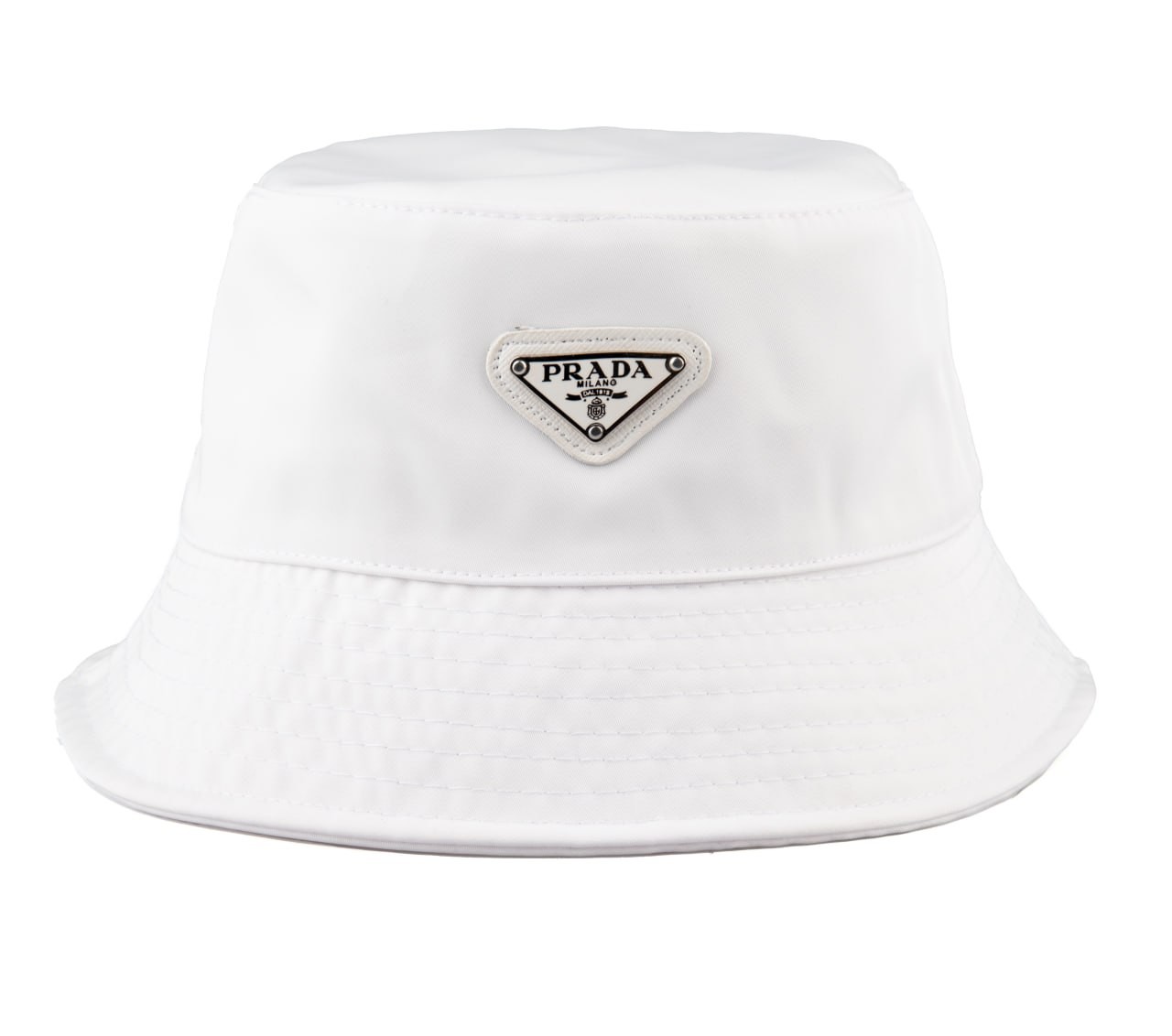 Luxury Bucket Hat , Fashion Caps - White