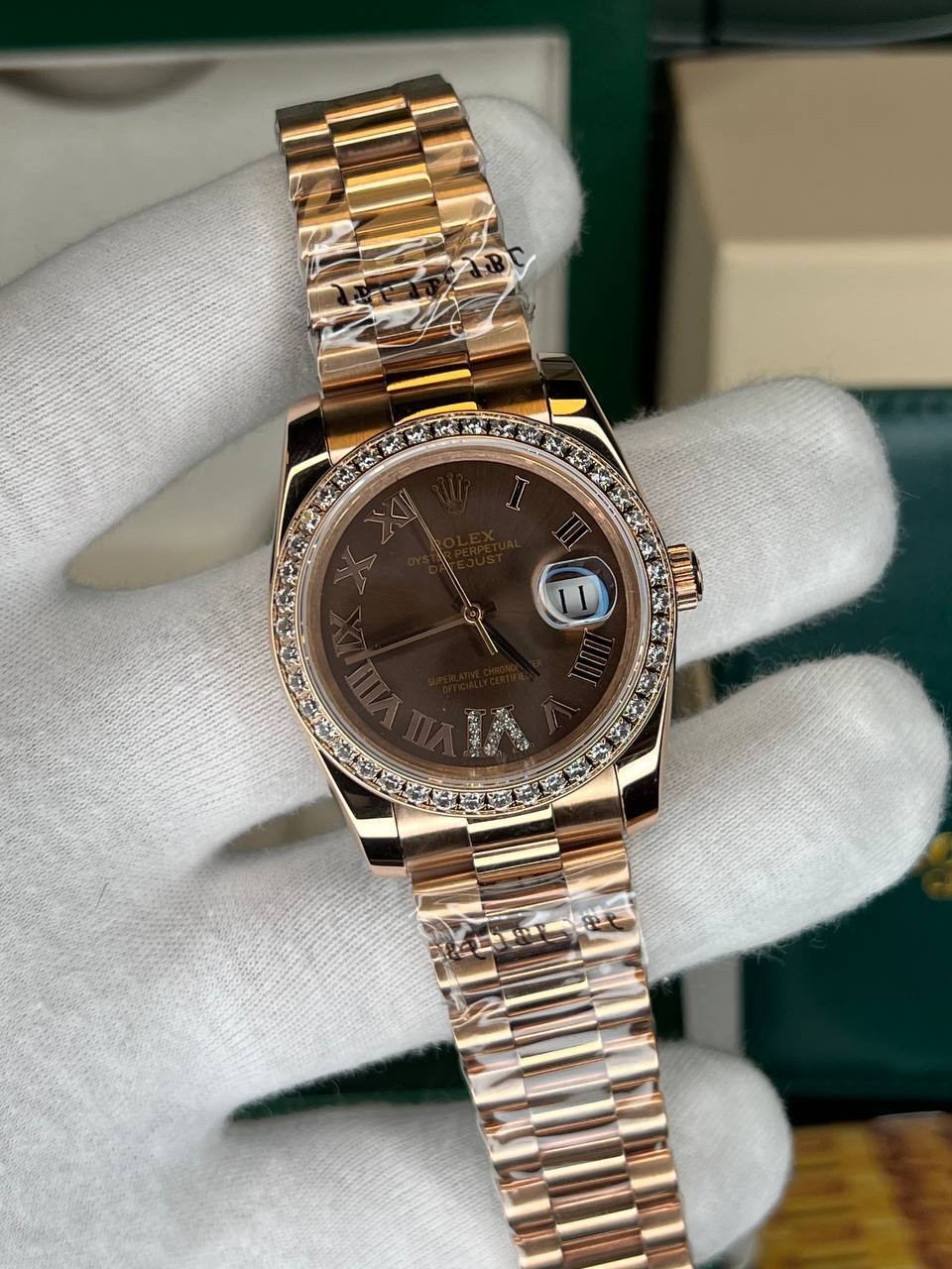 A+++ Quality Sapphire Glass AUTOMATIC 31MM Women Luxury Watches - Model 12
