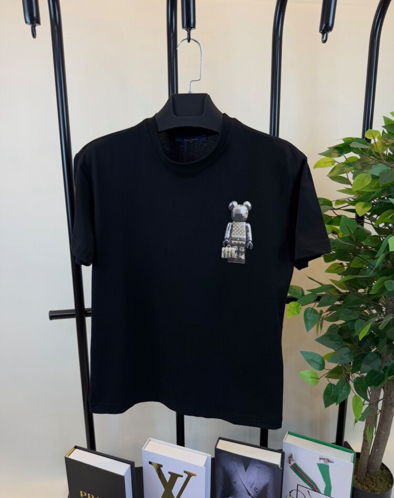 A+++ Quality  %100 Cotton  Tshirts QR Code  Worldwide Express Shipping - Black