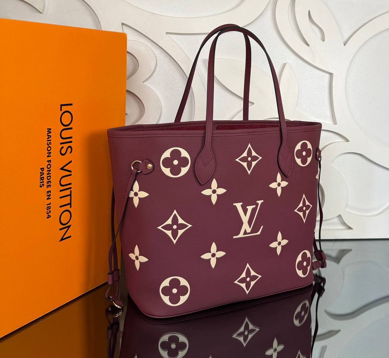  Neverfull Medium Leather Bags, Highest Quality Fashion Bag
