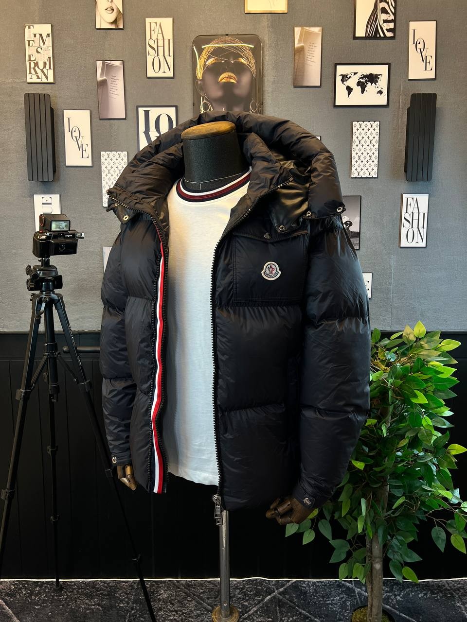 Highest Quality Men's Puffer Jacket with Double Zipper, Luxury Coats