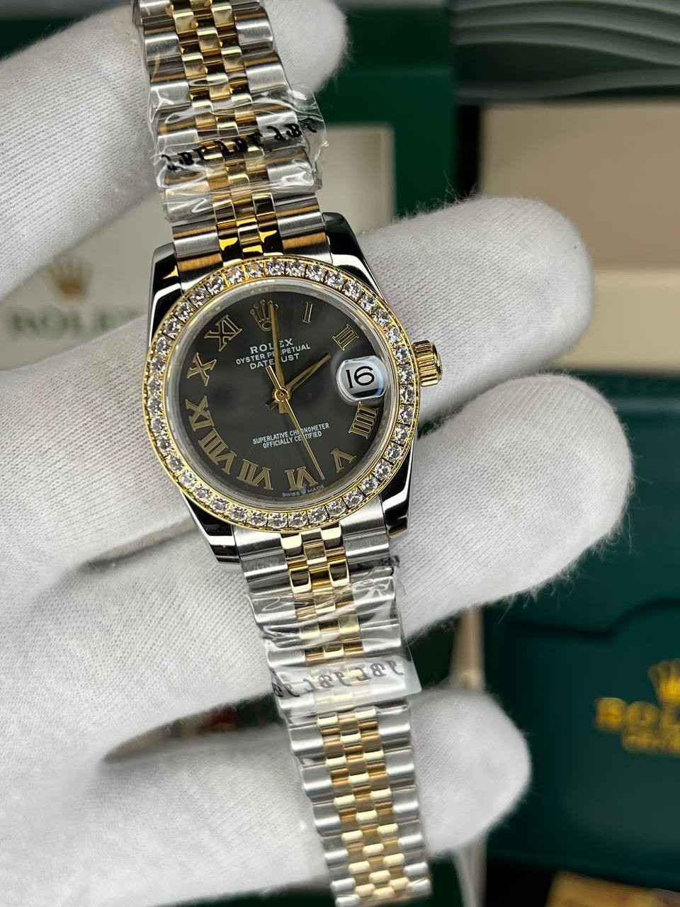 A+++ Quality Sapphire Glass AUTOMATIC 31MM Women Luxury Watches - Model 7